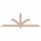 Ekena Millwork Redmond Smooth Timber Gable Bracket, Douglas Fir, 108"W x 36"H x 3 1/2"D x 5 1/2"F, 8/12 Pitch GBW108X36X0406RED00SDF - alternate 1